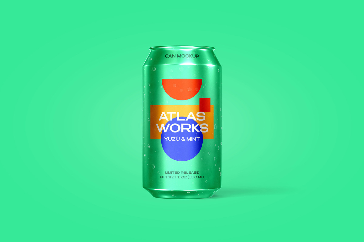 330ml Can Mockup, a Packaging Mockup by pixelbuddha.net (Photo 7 of 7)