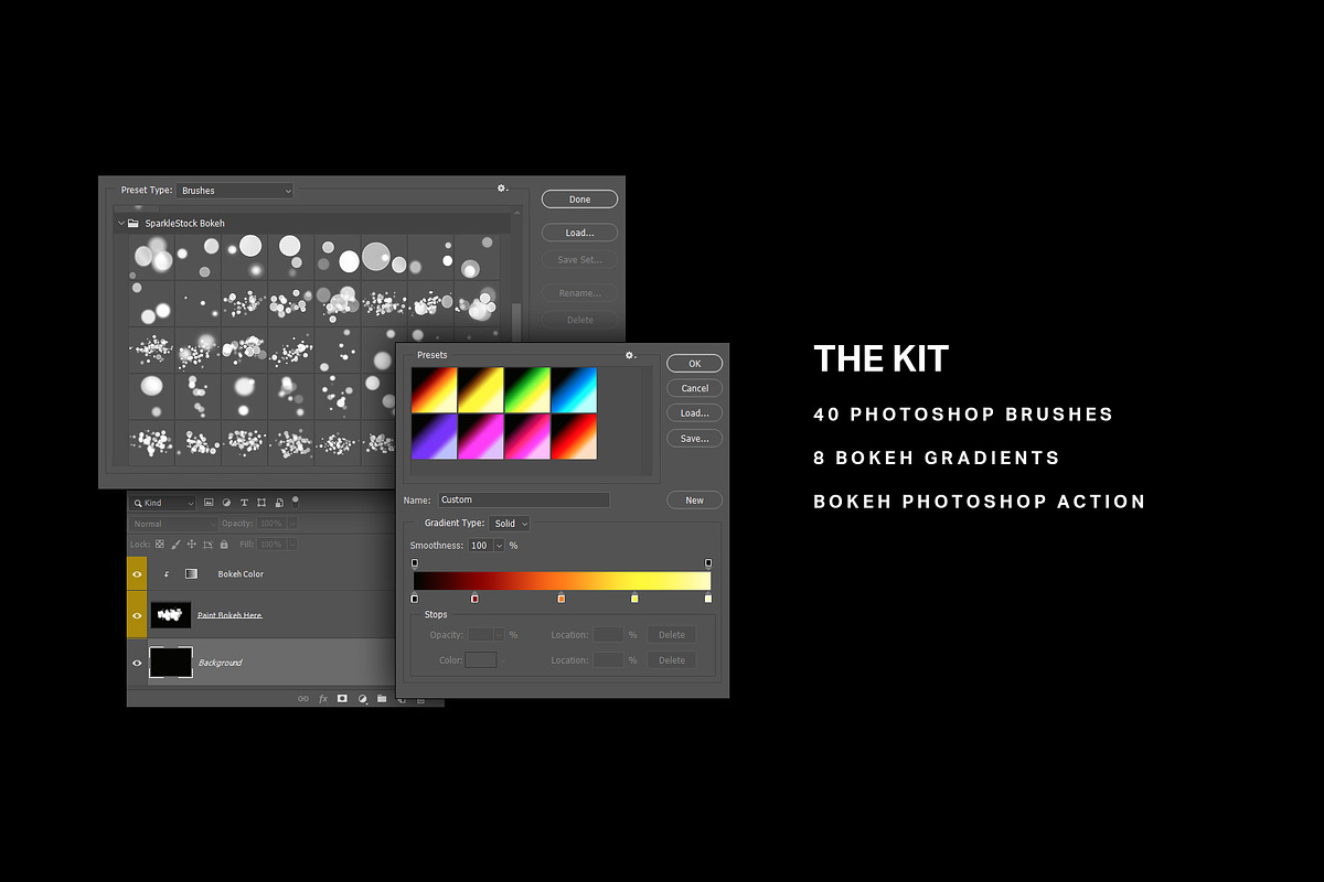 Bokeh Kit for Photoshop, a Brush Add-On by SparkleStock (Photo 2 of 10)