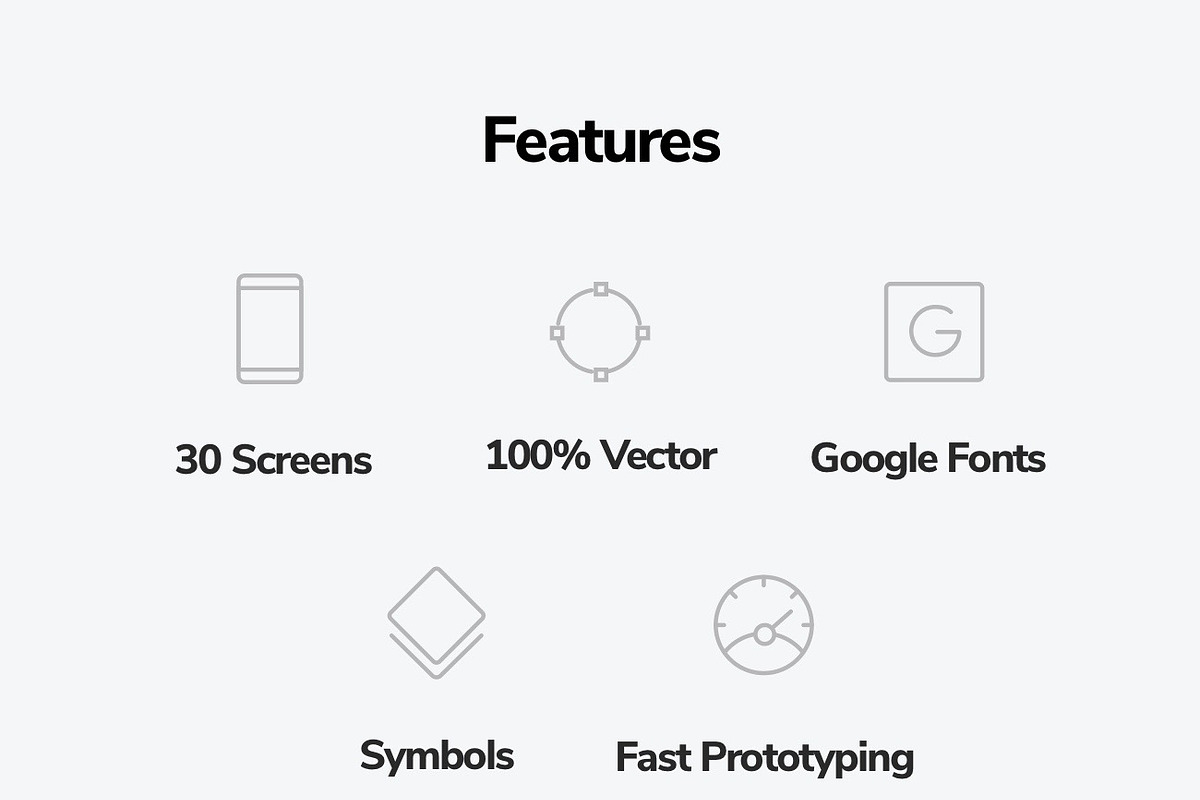 Sparks iOS 11 UI Kit, a Templates & Theme by UI8 (Photo 9 of 9)