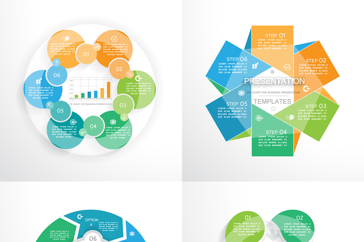 Set of infographics, a Graphic by Mechik (Photo 2 of 19)