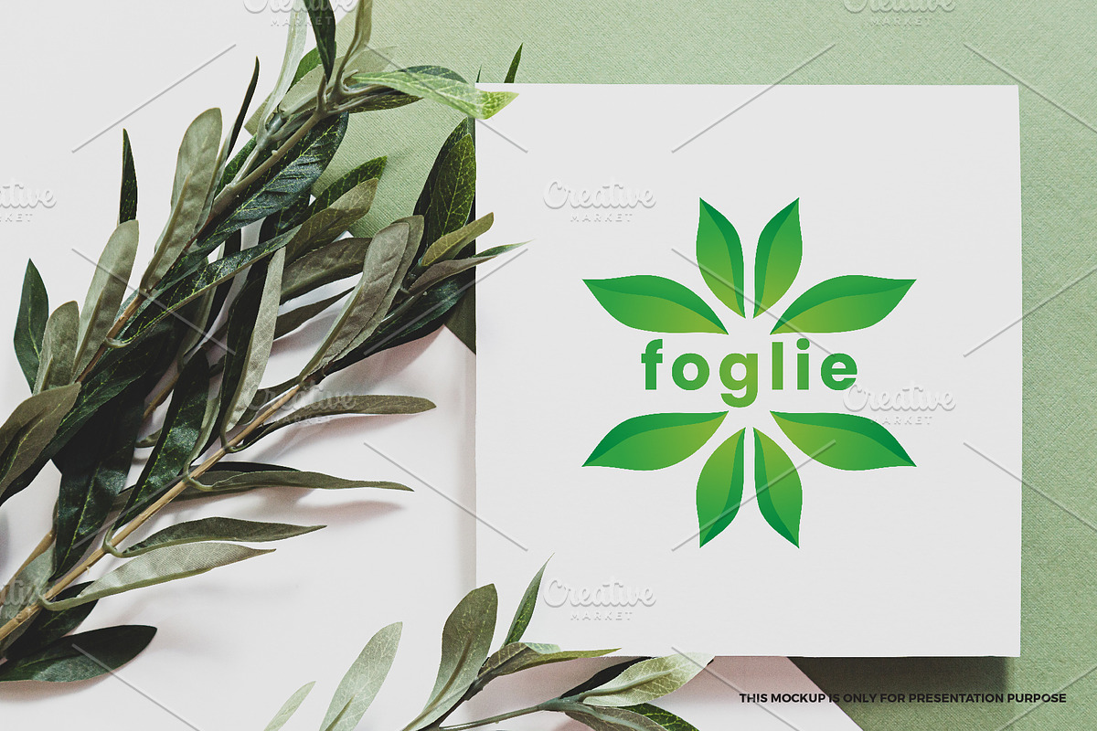 Foglie logos, a Branding & Logo Template by MuzaInspires (Photo 3 of 6)