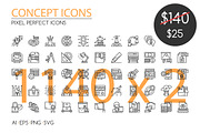1140 CONCEPT ICONS, an Icon by eucalyp (Thumbnail 1 of 5)