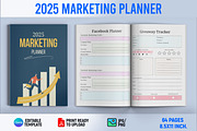 2025 Marketing Planner, a Design Template by Book2bees (Thumbnail 1 of 4)