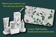 Fragrant white flowers, a Pattern Graphic by Digital illustration shop (Thumbnail 5 of 6)