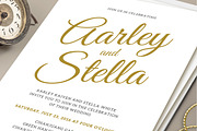 Simple Wedding Invitation Set, a Card Template by Aarley Kaiven (Thumbnail 3 of 5)