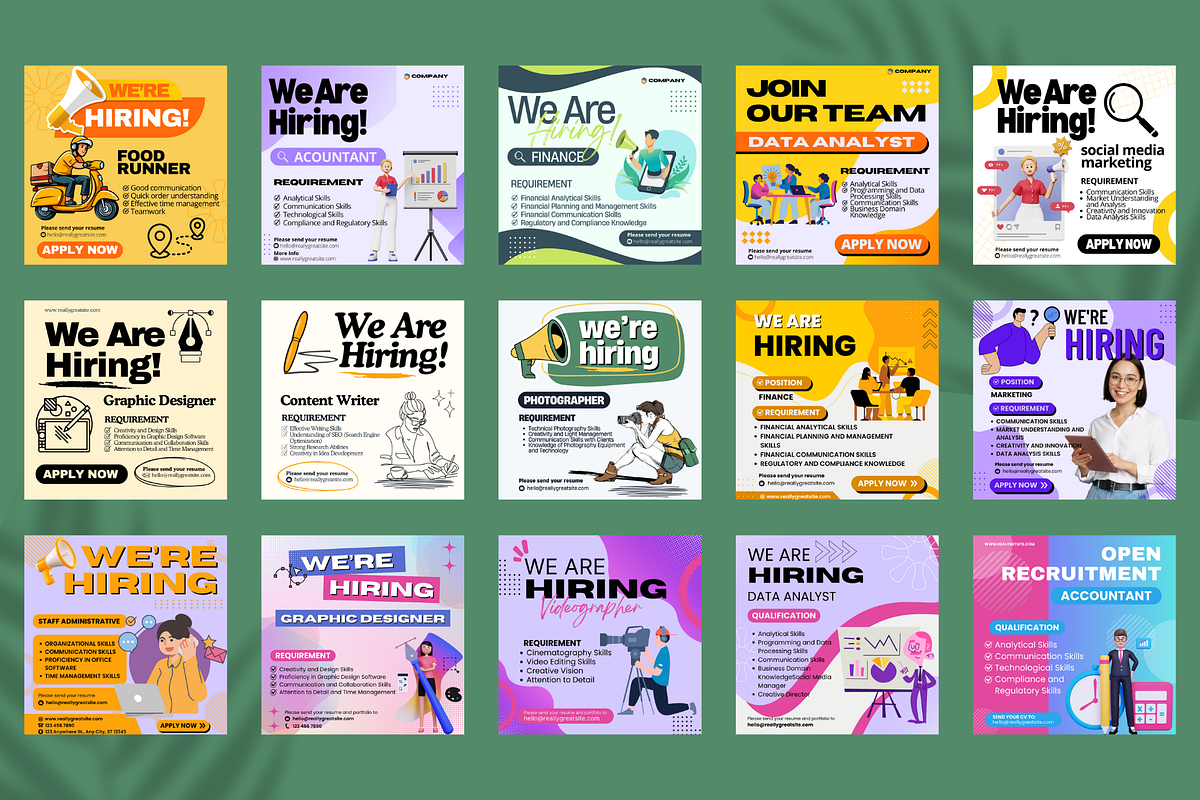 Job Vacancy Canva Layout, a Templates & Theme by Visuallay (Photo 6 of 6)