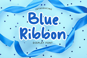 Blue Ribbon Fun Display Font