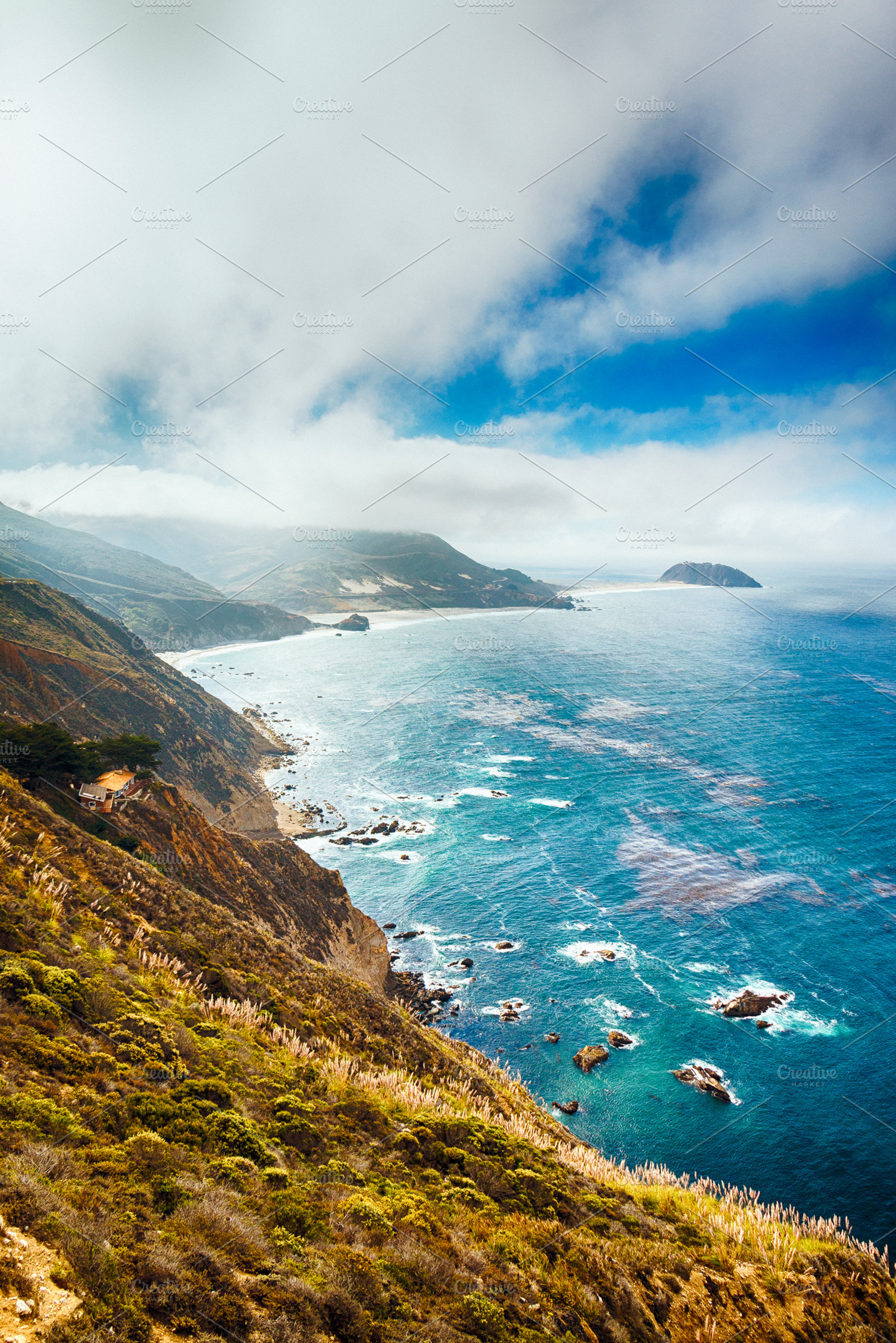 Big sur california featuring california, summer, and coast, a Nature Photo by FunkyMedia