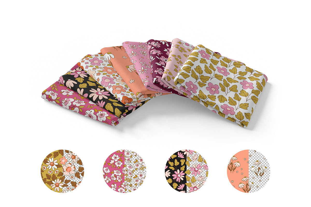 Magic garden flower patterns, a Pattern Graphic by rosypatterns (Photo 10 of 10)