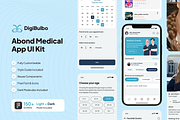 Abond-Medical App UI Kit, an UI Kit Template by Digibulbo (Thumbnail 1 of 8)