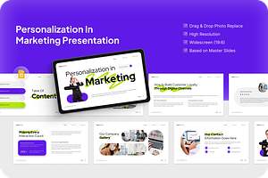 Digital Marketing Google Slides, a Presentation Template by Annora Studio