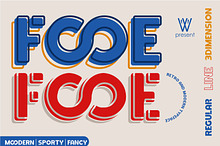 Fooe Fooe Font | Sporty Retro Font