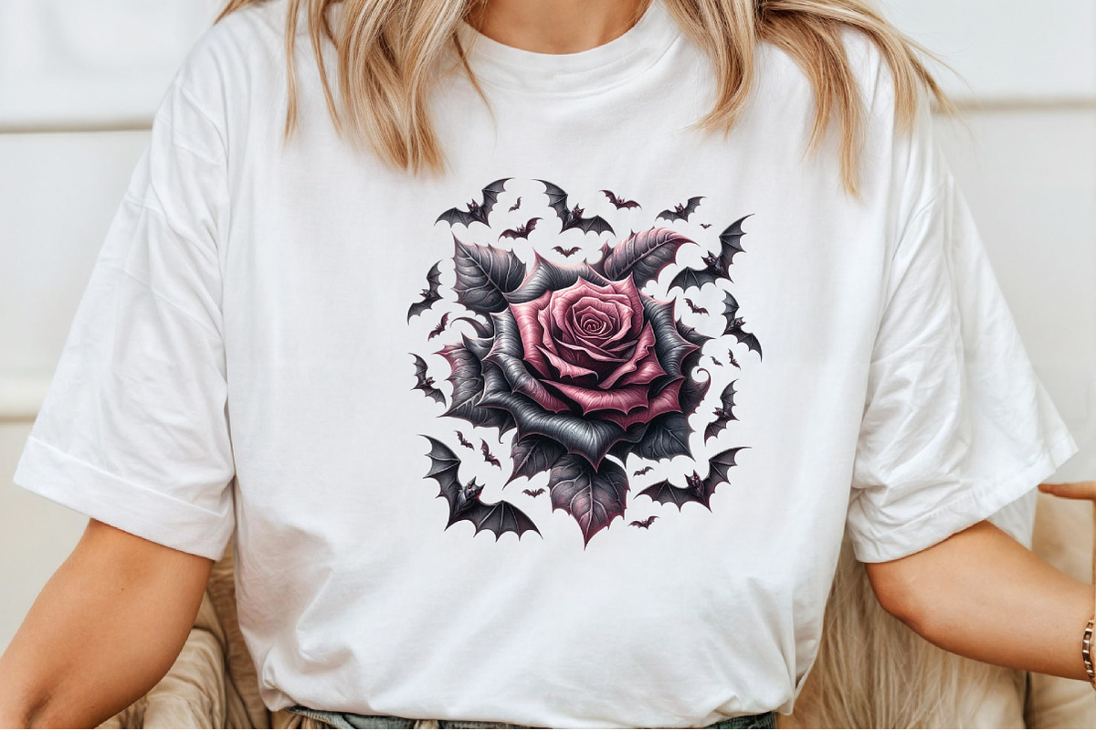 Gothic Roses Clipart Bundle, a Seasonal Illustration by Pixels.Craft (Photo 5 of 7)