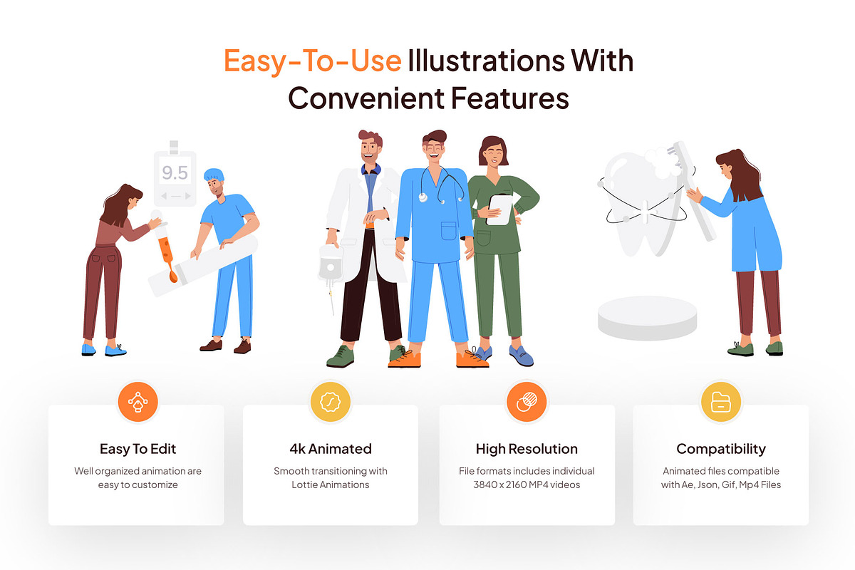 Medical Animated Illustrations, a Healthcare Illustration by Vectors Market (Photo 2 of 4)