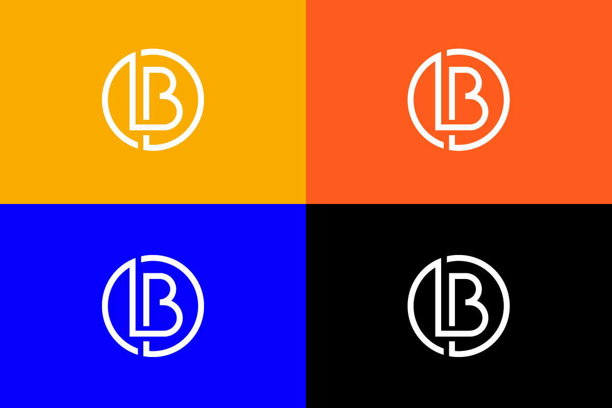 Minimal LB Monogram Logo Design preview 7