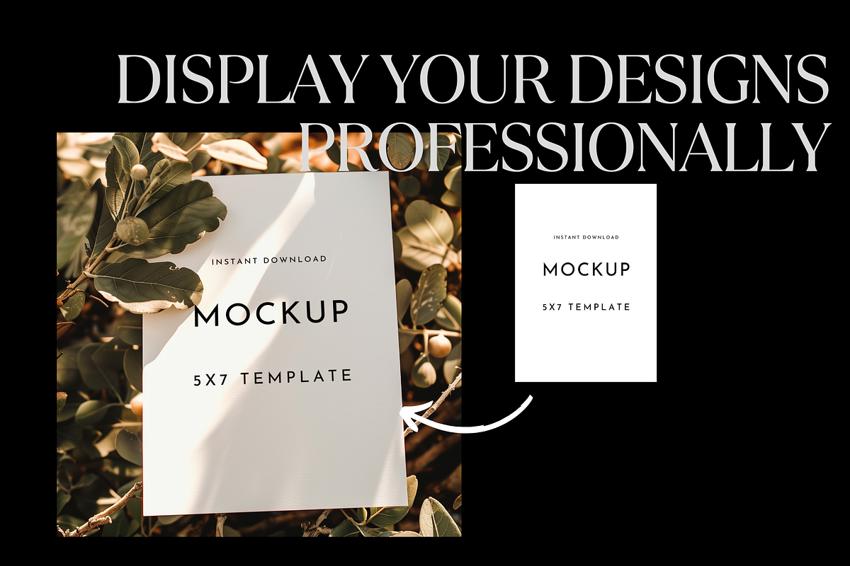 Golden Hour 5x7 Mockup – PSD, a Mockup by PhoebeCreates (Photo 3 of 5)