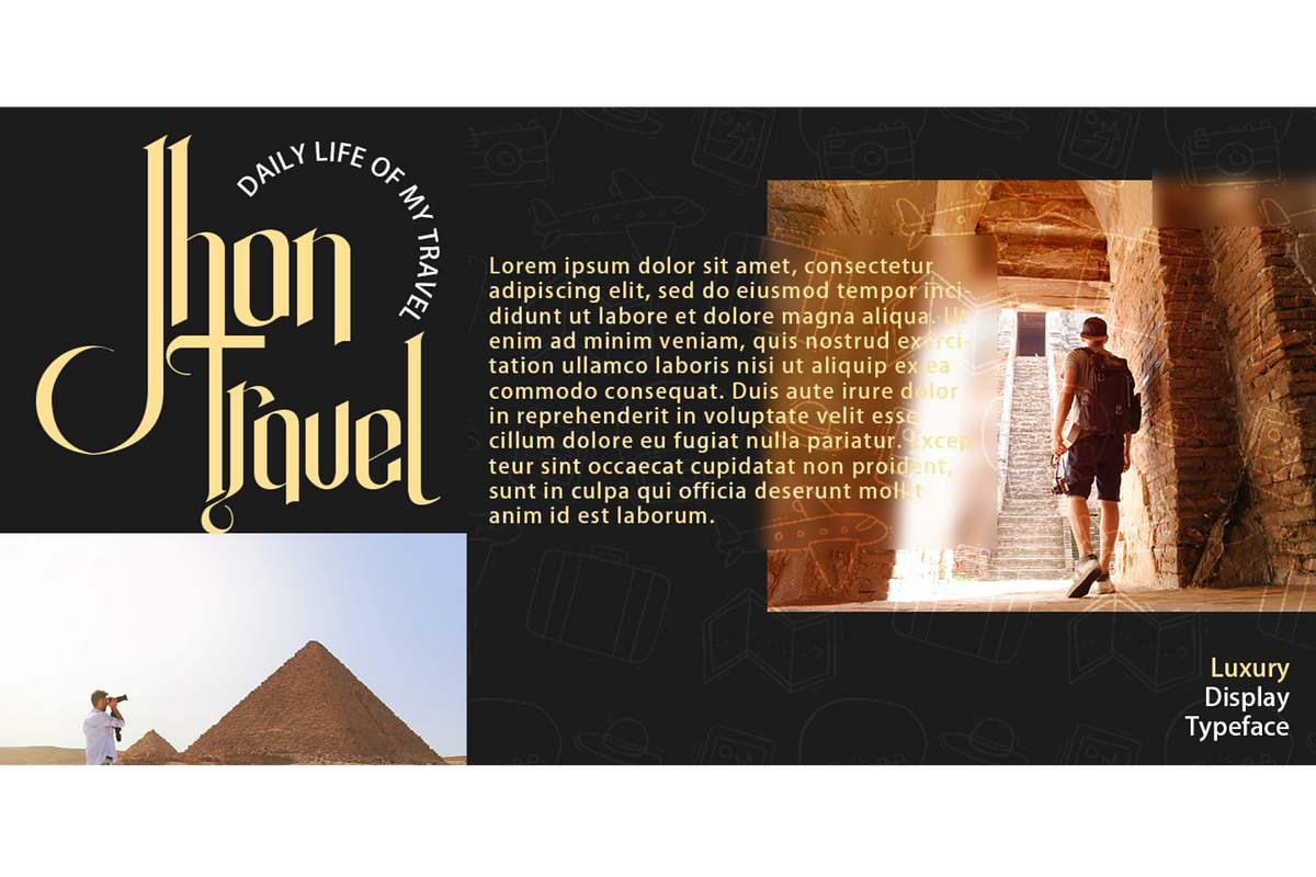 Saga Arjuna - Display Font, a Font by Saxofont (Photo 2 of 10)