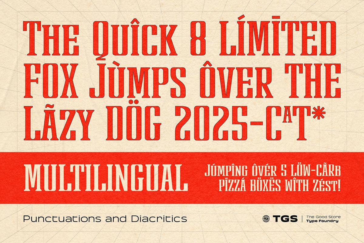 Retroristic Typeface, a Serif Font by The Good Store (Photo 3 of 11)