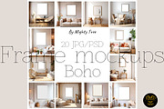 Set with frame mockups 7, a Merchandise Mockup by MightyTreeIE (Thumbnail 1 of 8)
