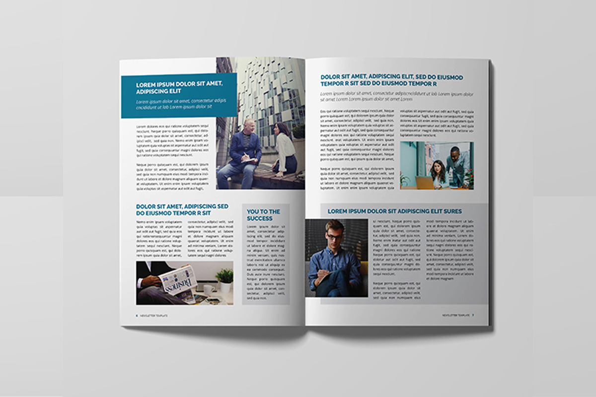 Newsletter Template, a Magazine Template by xtratimebd (Photo 4 of 5)