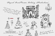 A Line for Christmas, a Seasonal Illustration by Purple (Thumbnail 8 of 13)
