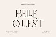 Belle Quest Stylish Serif, a Serif Font by KennedyStudio (Thumbnail 1 of 10)