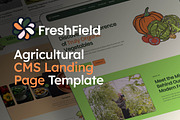 FreshField // Food Business Template, a Landing Page Template by EGO Creative Innovations (Thumbnail 2 of 6)