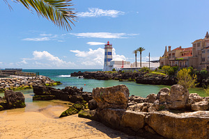 Santa Marta Lighthouse on the Rocky, an Architecture Photo by kavalenkava