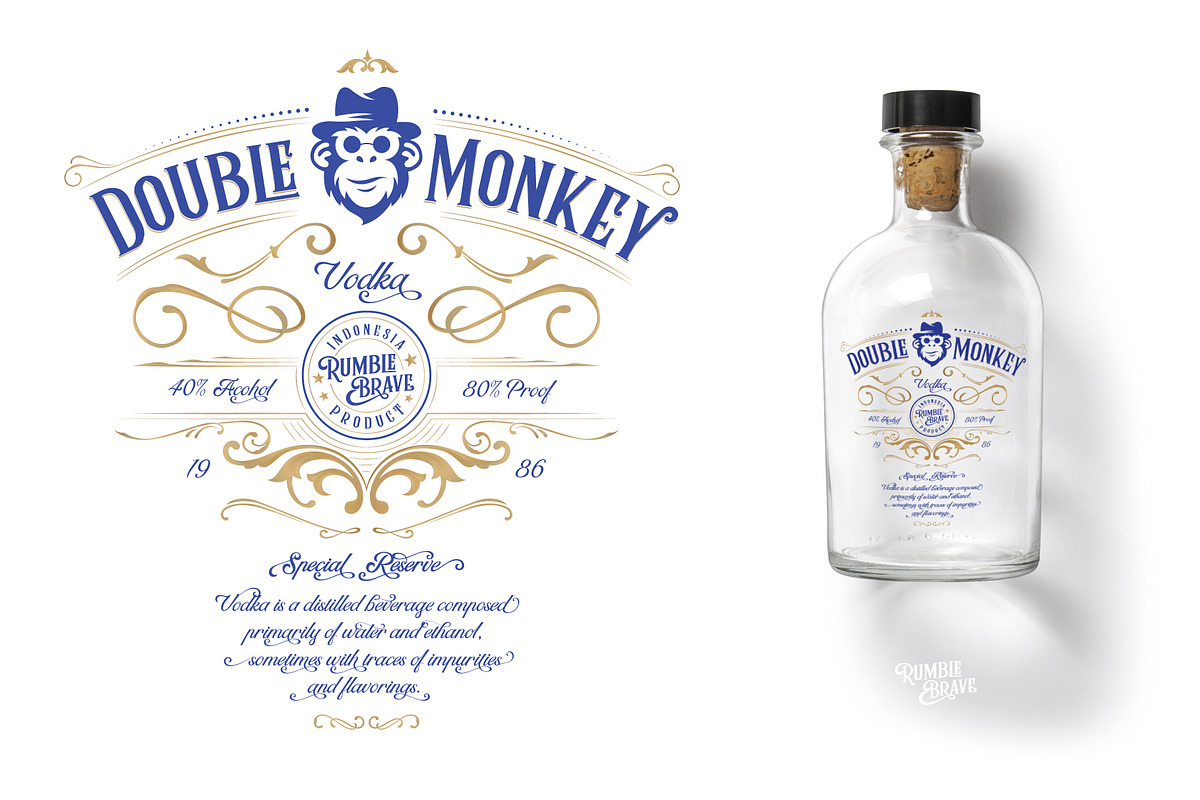 Rumble Brave Typeface preview 3