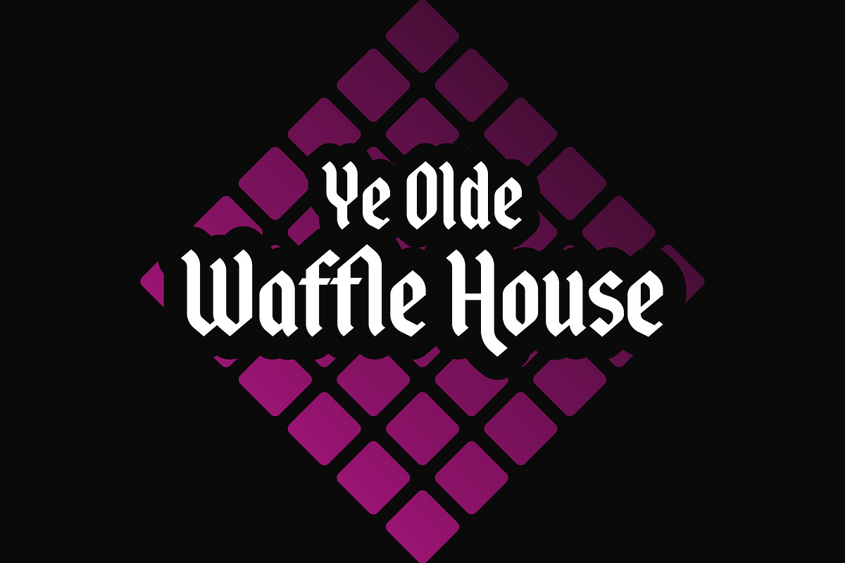 Nonemore Blackletter Display Font, a Blackletter Font by Tim Hankins Design (Photo 4 of 8)