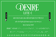 Desire Lite C, a Font by Borges Lettering (Thumbnail 2 of 12)