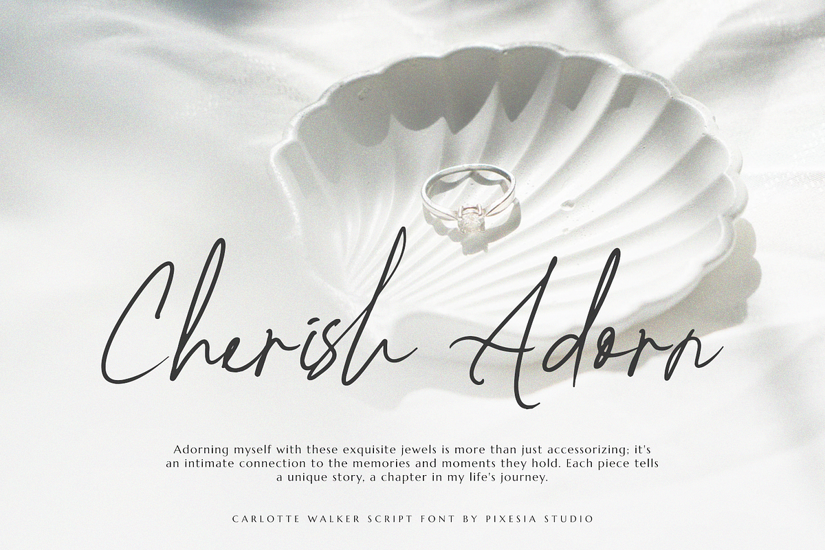 Carlotte Walker Script Business Font, a Handwritten Font by Pixesia Studio (Photo 2 of 10)