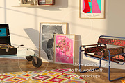 RETRO NOSTALGIA | Frame Mockup set, a Household Mockup by yuliyuri.studio (Thumbnail 12 of 14)