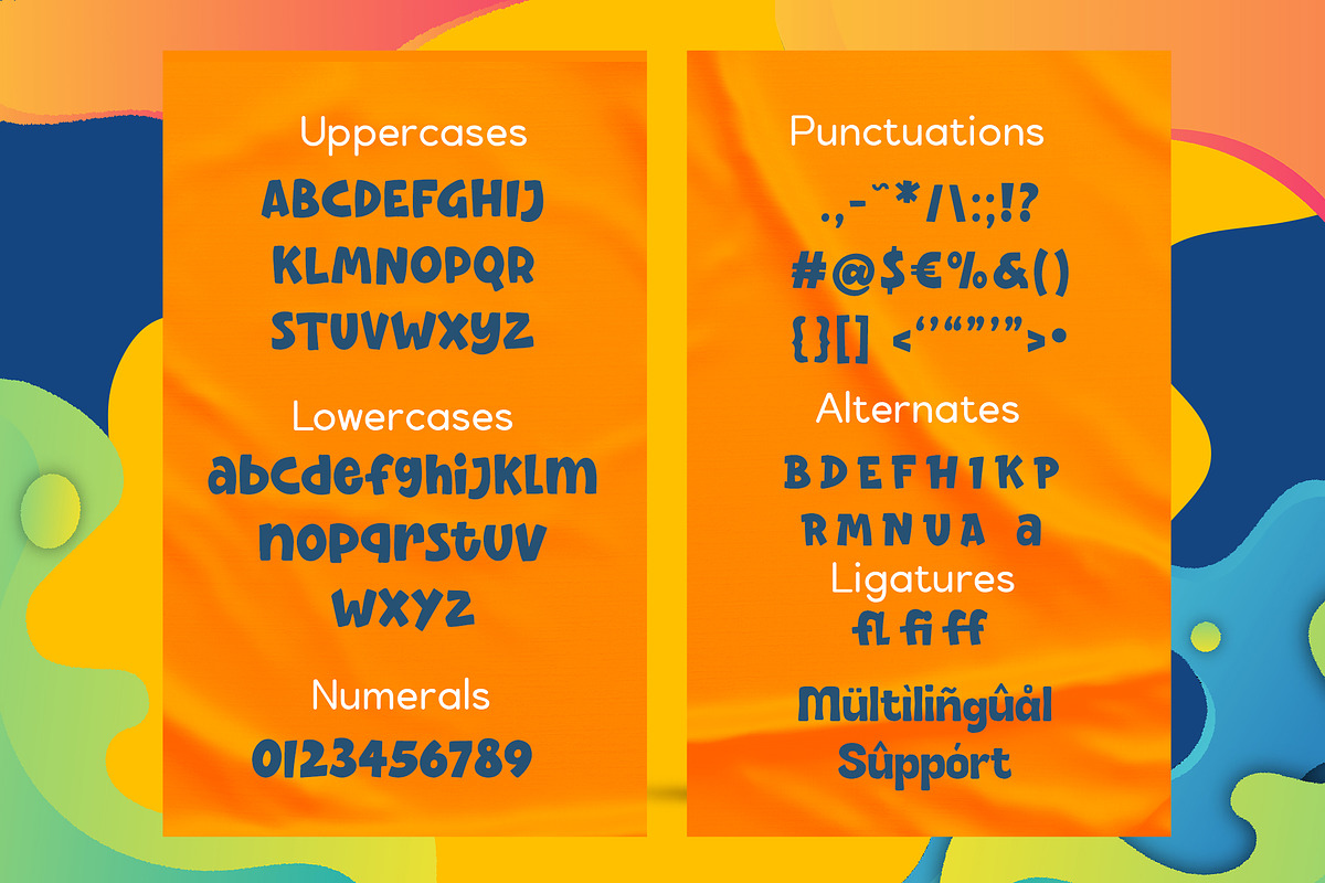 Kidsbar - Cartoon Game Font, a Sans Serif Font by Typia Nesia (Photo 9 of 11)
