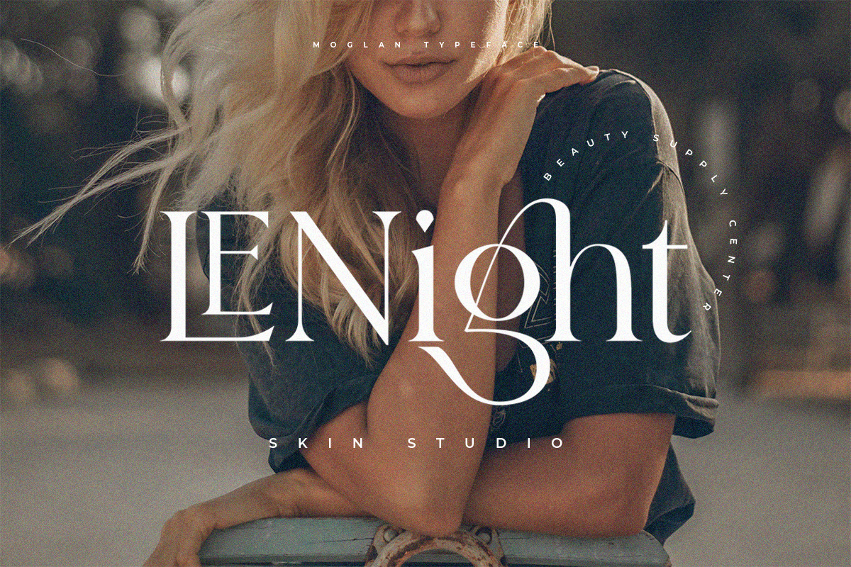 Moglan | Ligature Serif Typeface, a Serif Font by Pentagonistudio (Photo 2 of 10)