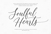 Soulful Hearts | Calligraphy Script, a Script Font by Pink Coffie (Thumbnail 1 of 16)