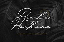 Rearles Harthone || Monoline Script
