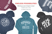 Next Level 9300 Hoodie Mockups, a Hoody Mockup by Brent Galloway (Thumbnail 5 of 5)