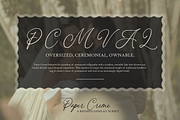 Paper Creme - Display Script Font, a Script Font by Inviline.co (Thumbnail 3 of 12)