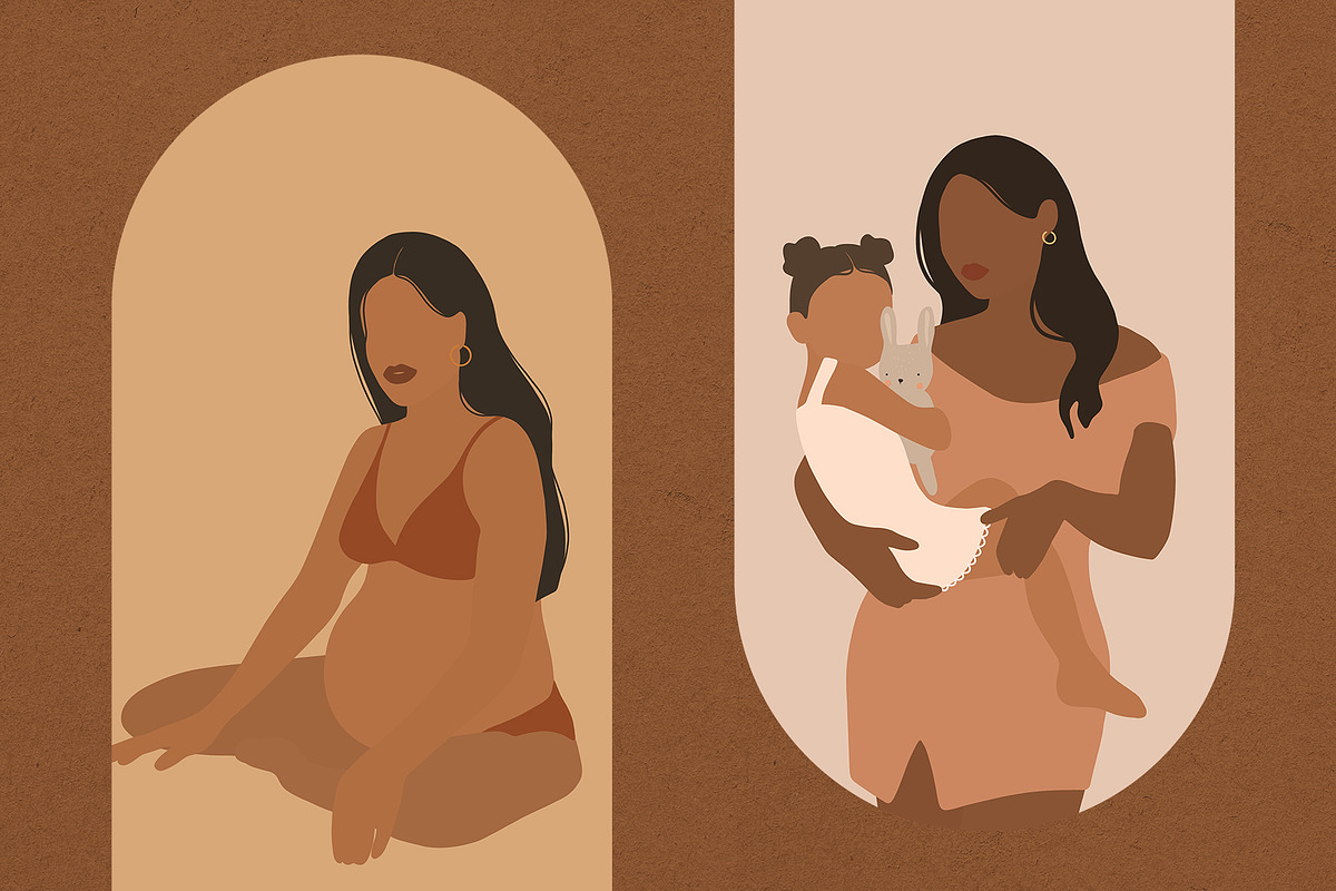 Mother's Love 2 Abstract Posters, an Animal Illustration by Miracles Everywhere (Photo 3 of 10)