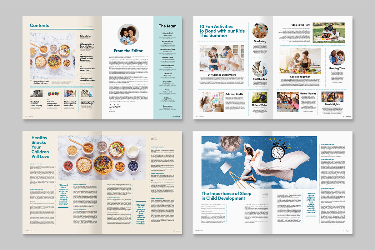 Family Magazine Template, a Magazine Template by BrandPacks (Photo 3 of 6)