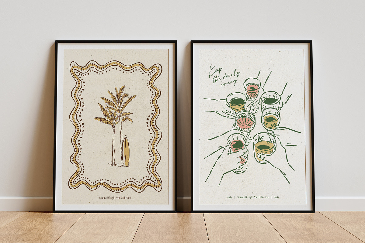 Seaside Lifestyle Posters, an Object Graphic by DesignThatMatters (Photo 6 of 9)