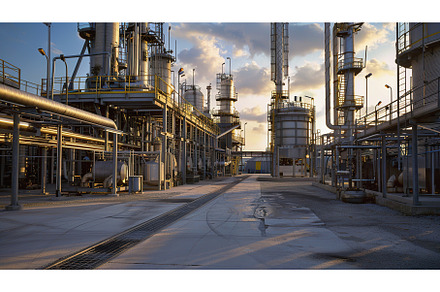 Modern Ethanol Production Facility, an Industrial Photo by Lermont51