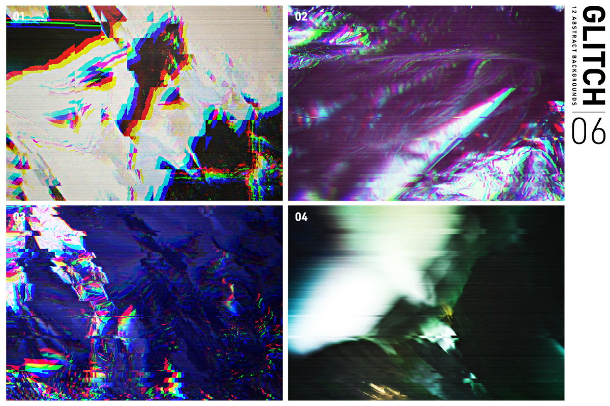 Glitch 06 - 12 Abstract Backgrounds, a Texture Graphic by Offset (Photo 2 of 10)