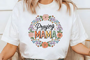 Praying Mama Floral Png, Mothers Day, an Illustration by Designking (Thumbnail 6 of 6)