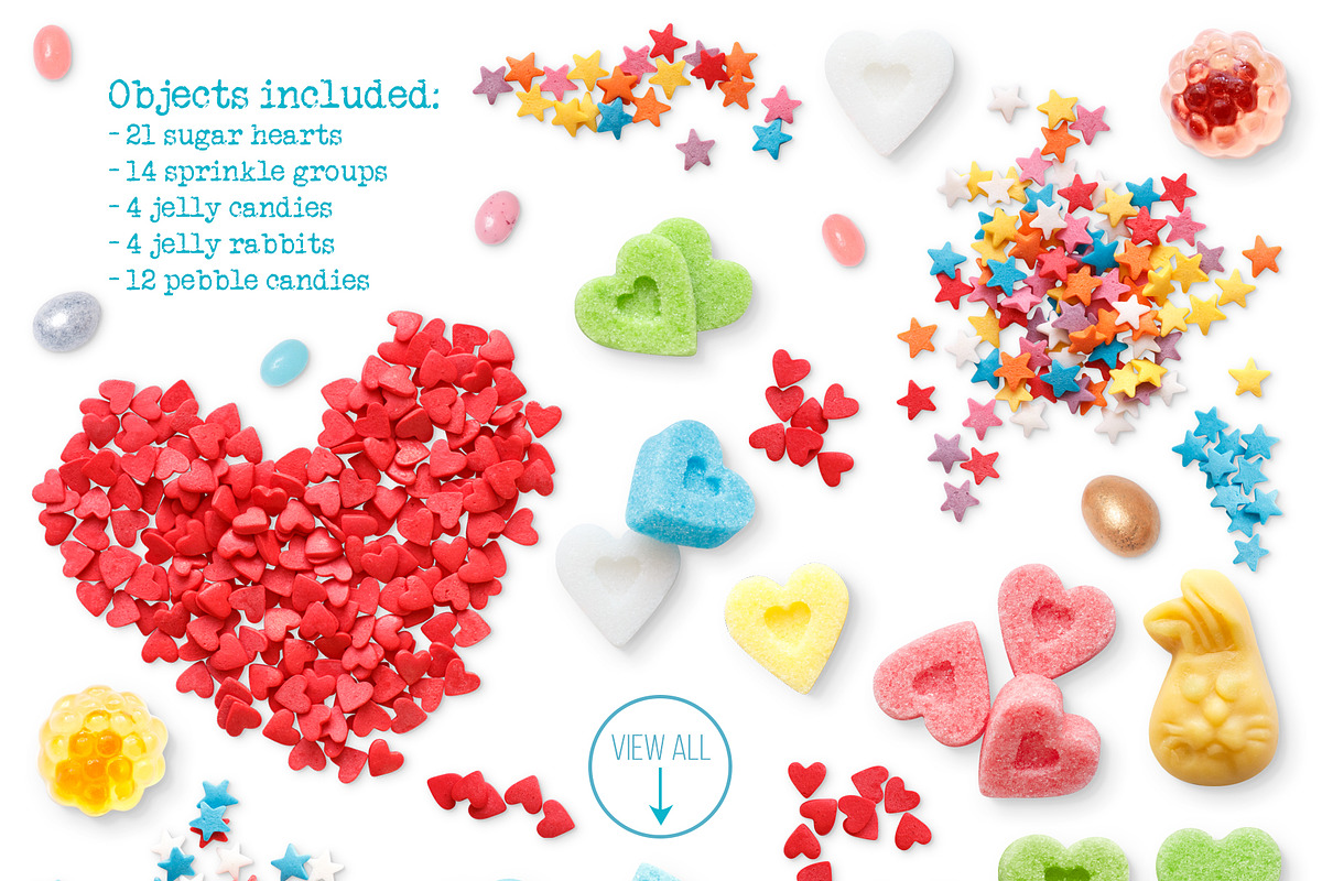 Isolated Sweet Items, a Product Mockup by rubinat (Photo 4 of 5)