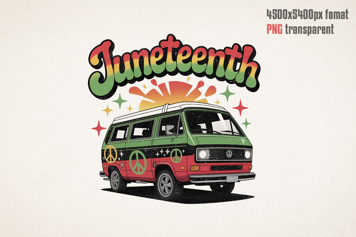 Juneteenth Retro Sublimation Bundle, an Object Graphic by GlitterCraft (Photo 43 of 61)