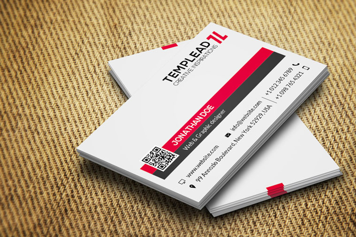 Corporate Business Card CM087, a Business Card Template by annozio (Photo 2 of 4)