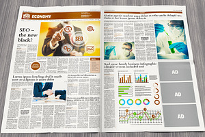 Broadsheet Newspaper Template