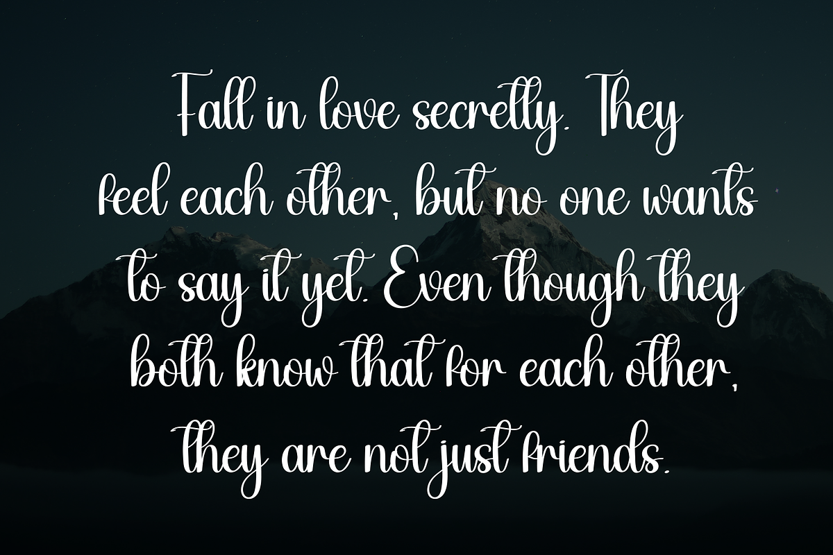 Relation | Script Font, a Handwritten Font by Scratchones (Photo 5 of 8)